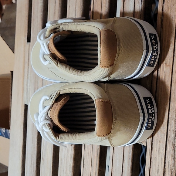 Sperry Striper II CVO Canvas Boat Shoes - Tan, Men's 8.5 - Picture 3 of 5